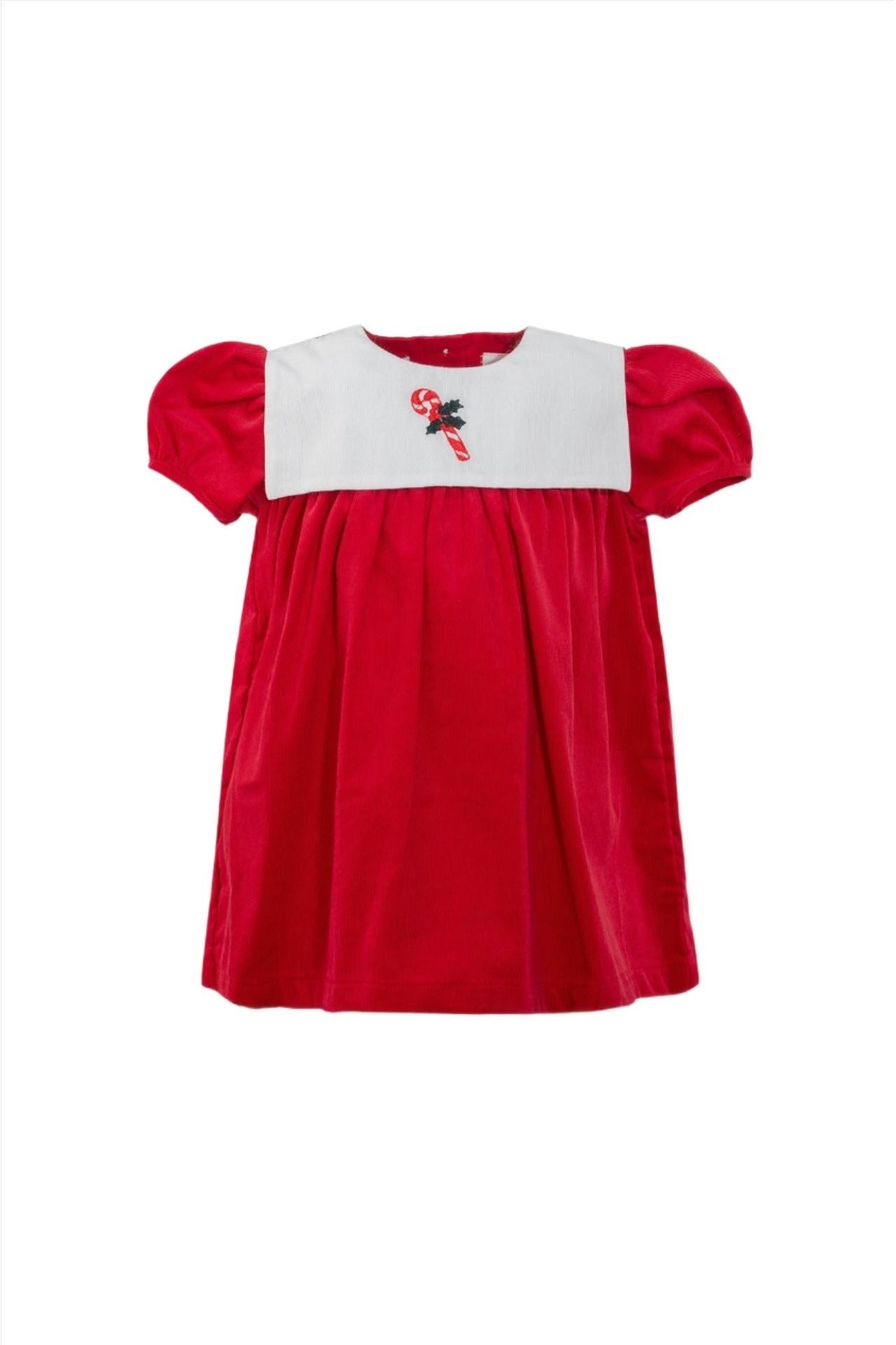 Carriage Boutique Smocked Candy Cane Red Bib Baby, Infant & Toddler Girl Dress - 18M Carriage Boutique Smocked Candy Cane Red Bib Baby, Infant & Toddler Girl Dress - 18M