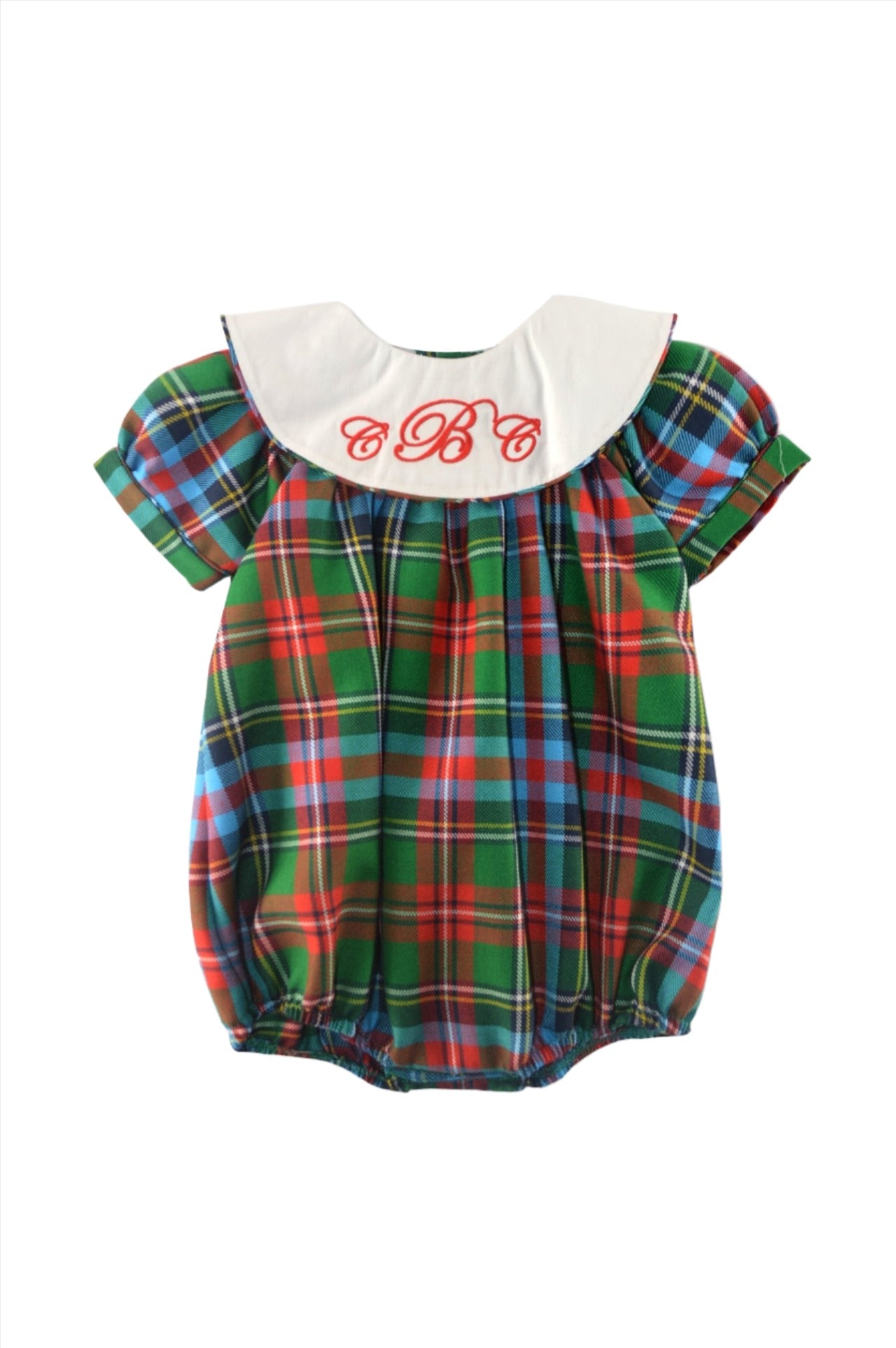 Fashion plaid romper baby girl