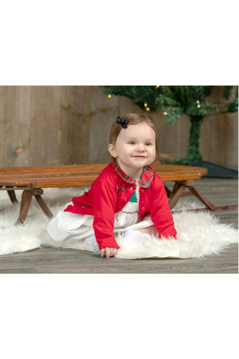 Party Plaid Baby & Toddler Girl Bolero Sweater 2