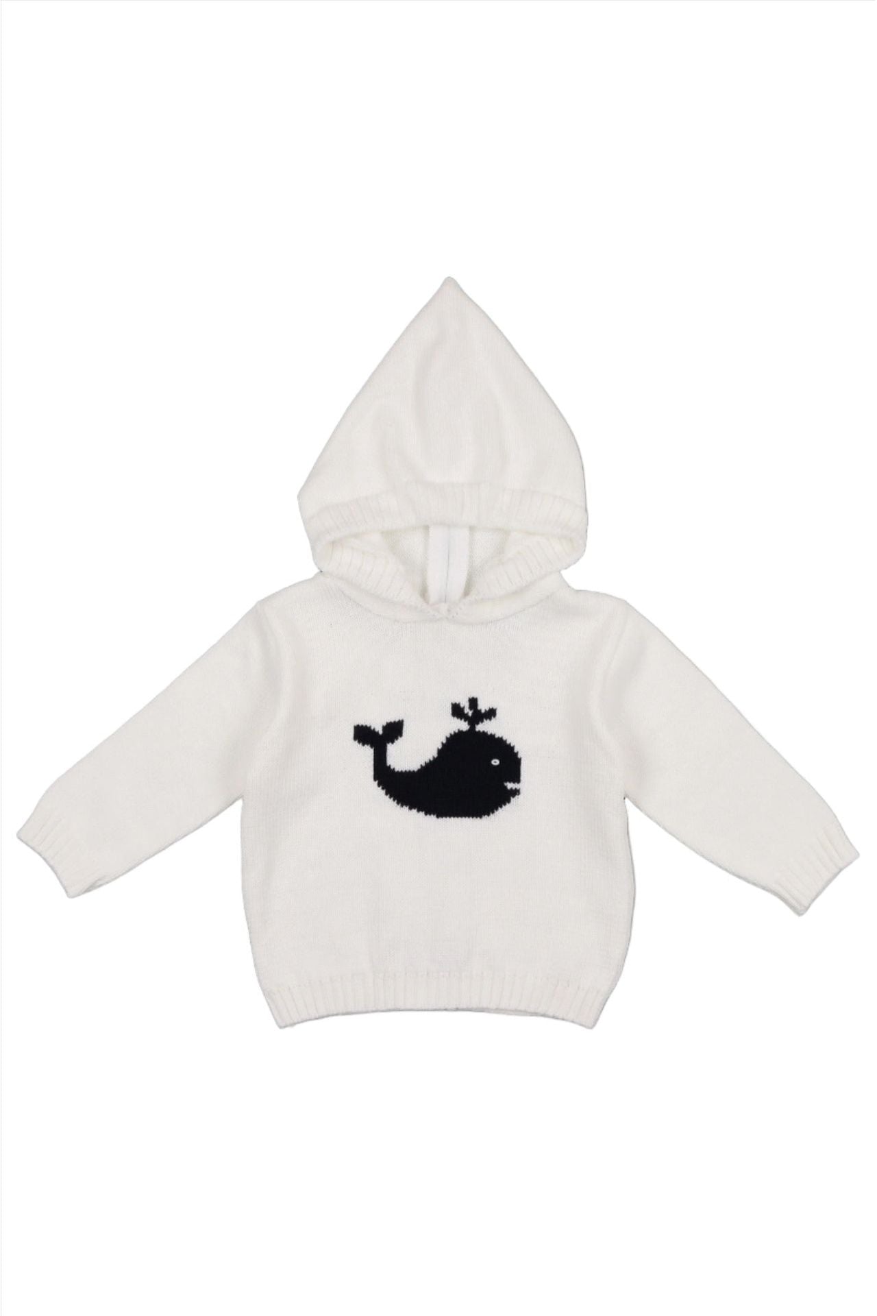 Baby Sweater Hoodie zipback Whale Design – Carriage Boutique