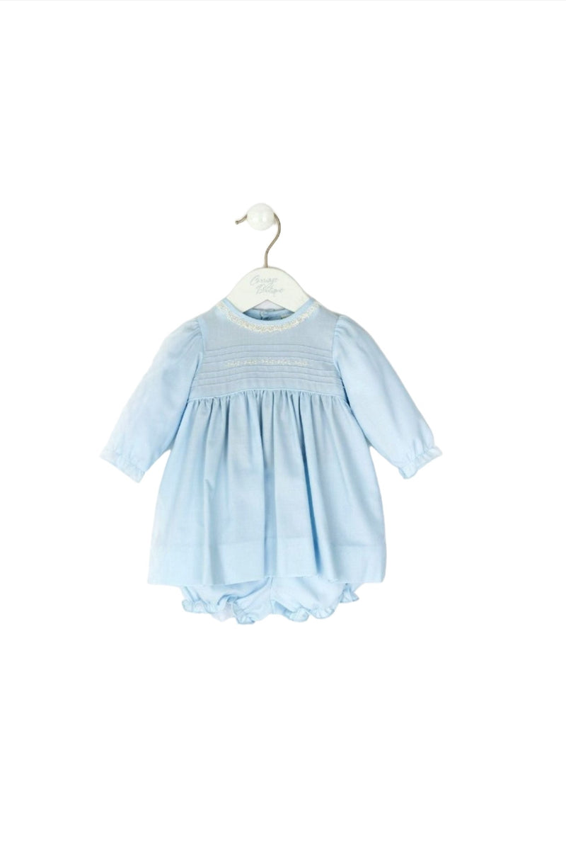 Baby Girl Light Blue Long Sleeve Dress