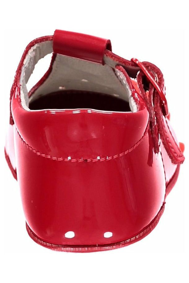 Carriage Boutique Red Soft Sole Baby Girl Shoes 5