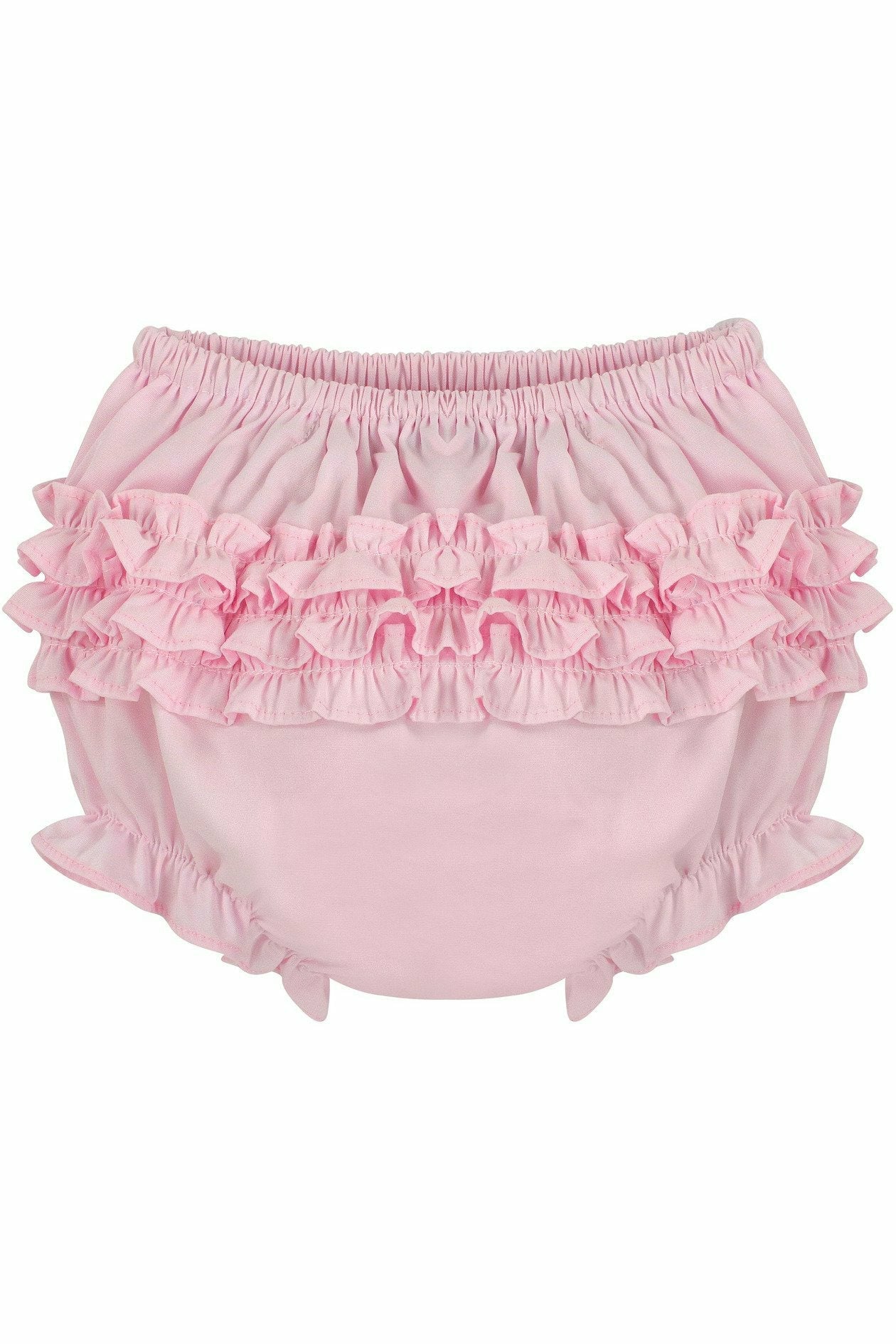 Baby Girls Ruffle Diaper Covers - Pink Bloomers