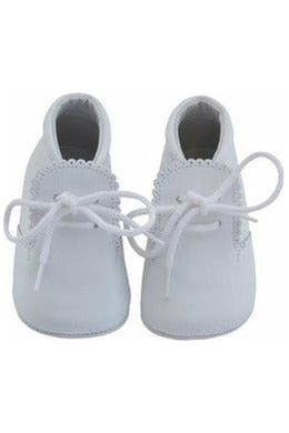 Leather Soft Sole Baby Boy Shoes w/ Laces – Carriage Boutique