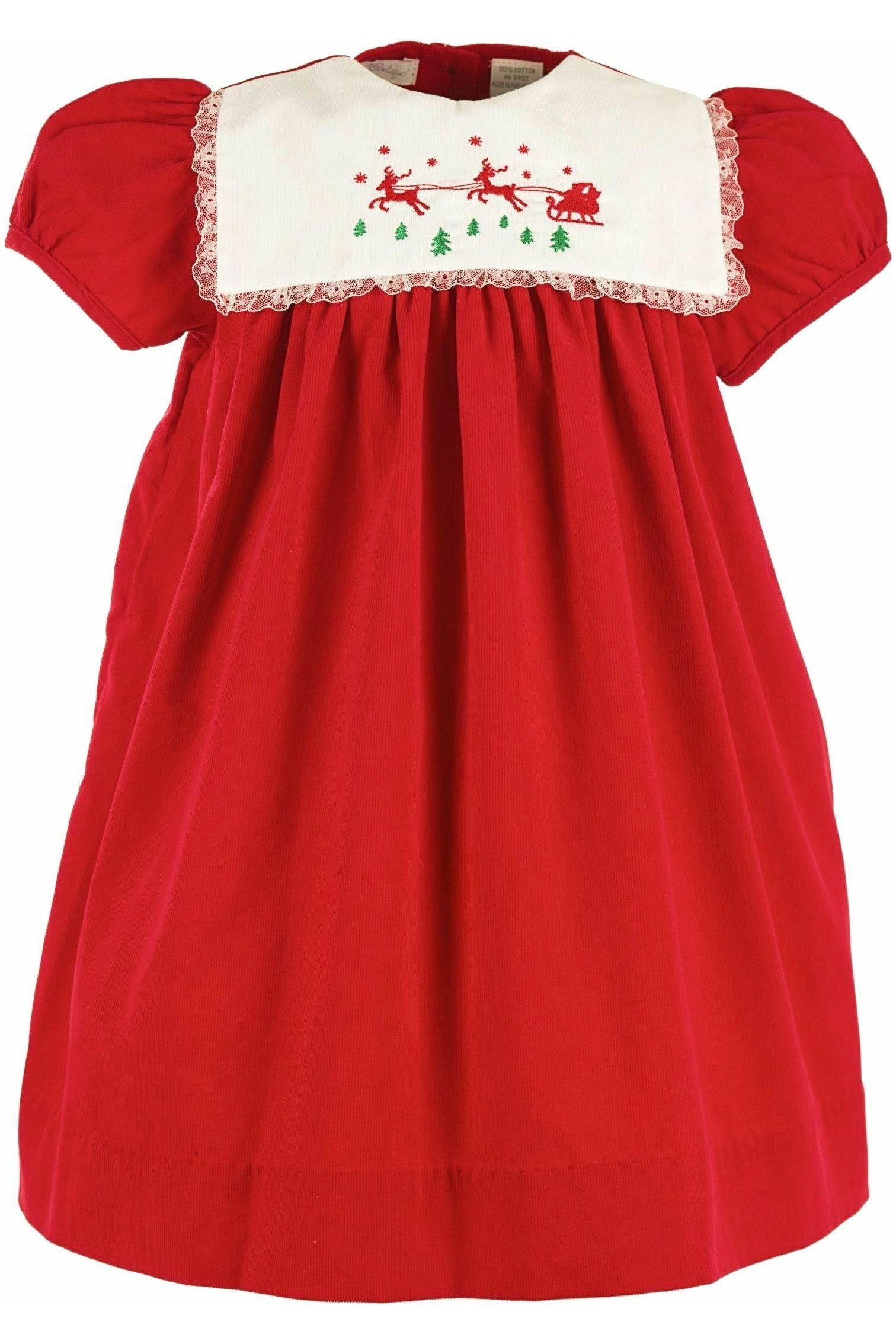 Reindeer Short Sleeve Dress: Baby & Toddler Reindeer Short Sleeve Dress: Baby & Toddler