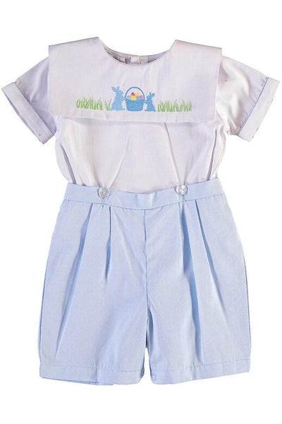 Easter Shadow Bobby Suit Baby Boy Easter Outfit - Carriage Boutique