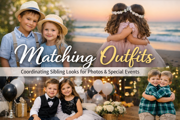 Matching Outfits: Coordinating Sibling Looks for Photos & Special Events