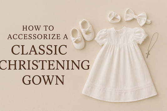 How to Accessorize a Classic Christening Gown