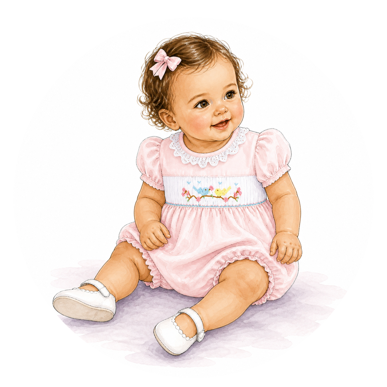 MJ Baby Girl Bubble Rompers & Diaper Sets