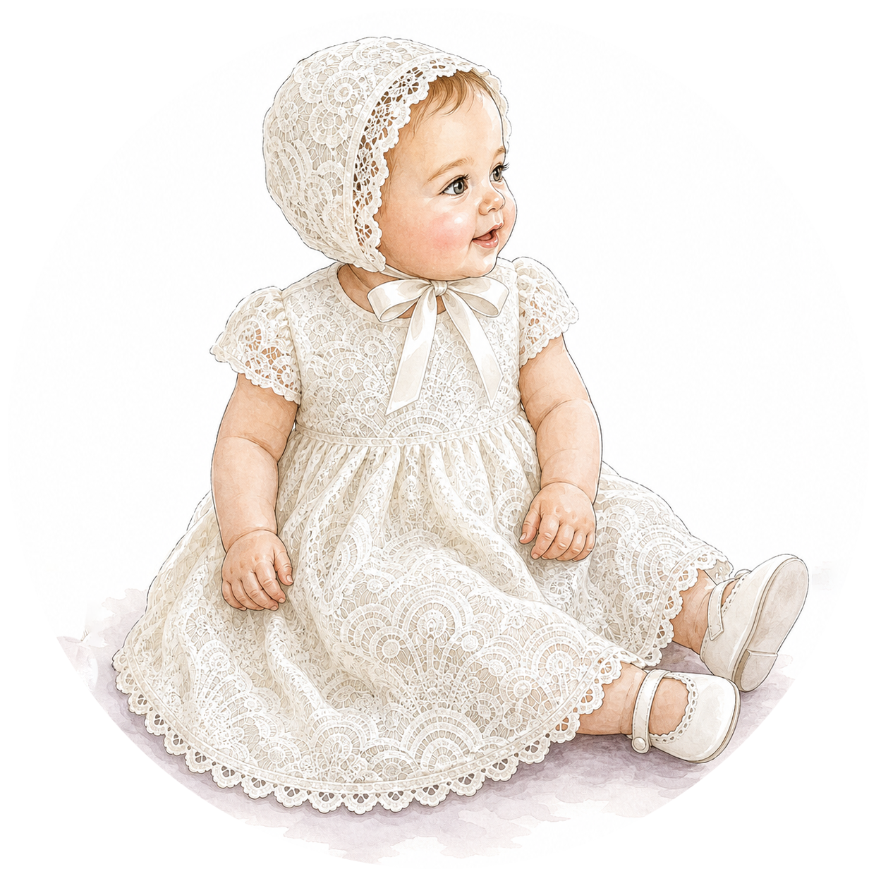 MJ Girls Christening and Baptism Gowns