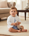 Personalized Cotton Cashmere Baby Girl Cardigan