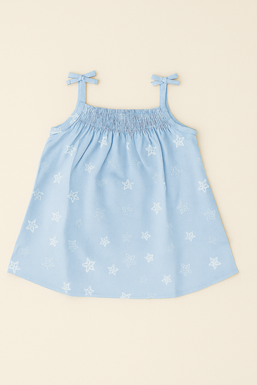 Starfish - Blue Sleeveless Dress