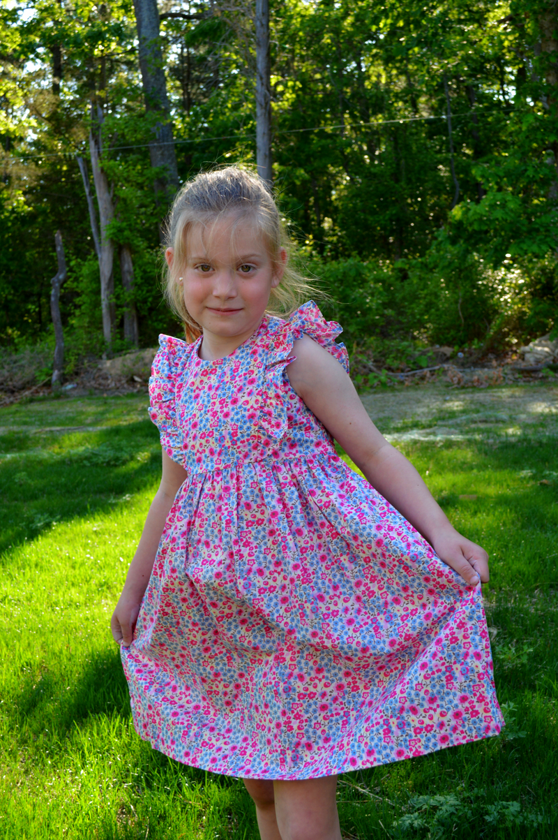 Smocked Baby Girl Floral Dress (Infants & Toddlers)