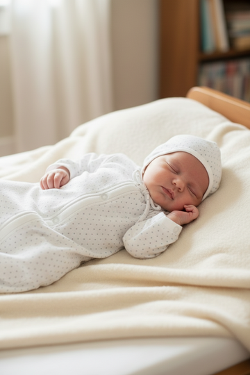 Baby Swaddle Bag With Match Bonnet Gender Neutral