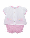 Teddy Bear & Chic Baby Girl Diaper Set