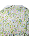 Shortsleeve Baby Girl Dress/Panty Green Floral