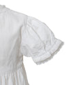 Ribbon and Flowers Girls Gown & Bonnet