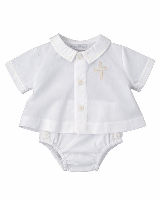 Shadow Cross Baby Boy Diaper Set