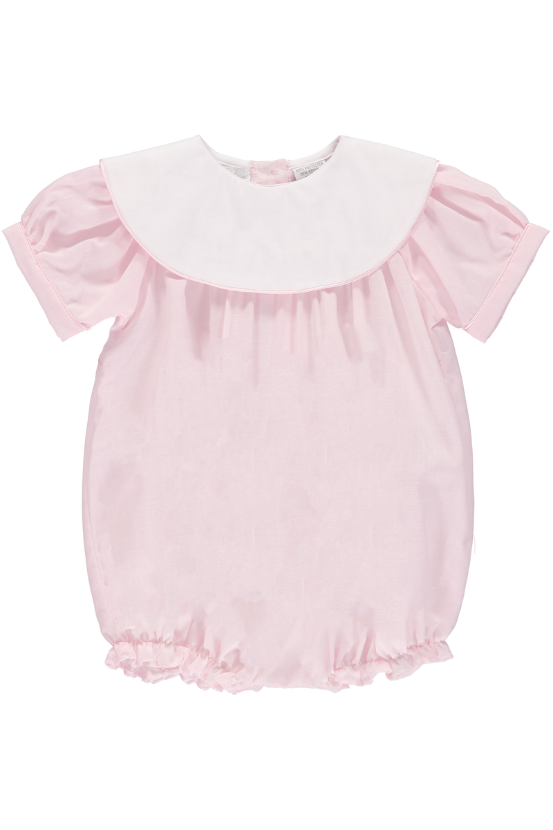 Personalized Round Bib Monogram Baby Girl Dress