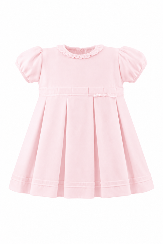 20097-Pink Classy Pique Baby Girl Dress