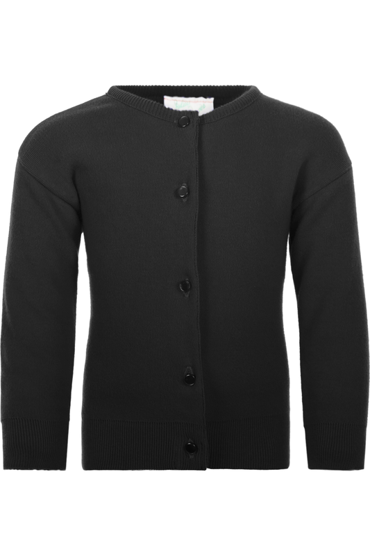 Cotton Cashmere Black Girl Cardigan