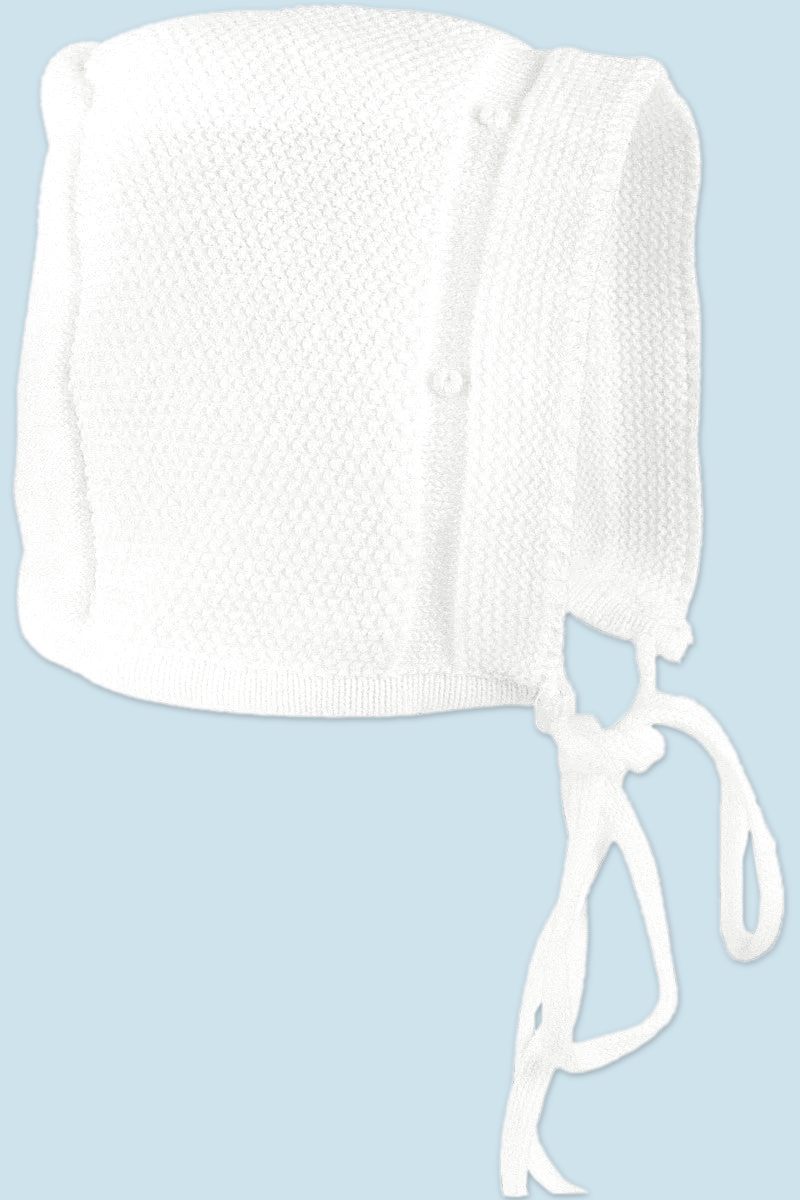 Circumcision Elegant White 3 Pc Bris Outfit with Bonnet