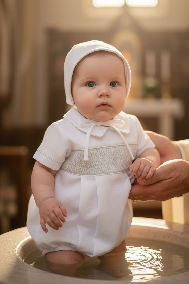 Christening Rompers