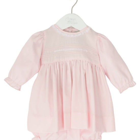 Baby Girl Light Pink Long Sleeve Dress Baby Girl Light Pink Long Sleeve Dress