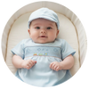 Baby Boy Smocked Train Bubble With Matching Hat