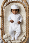 Boys' Long Christening & Baptism Outfit Set – Soft Cotton Vested By Carriage Boutique