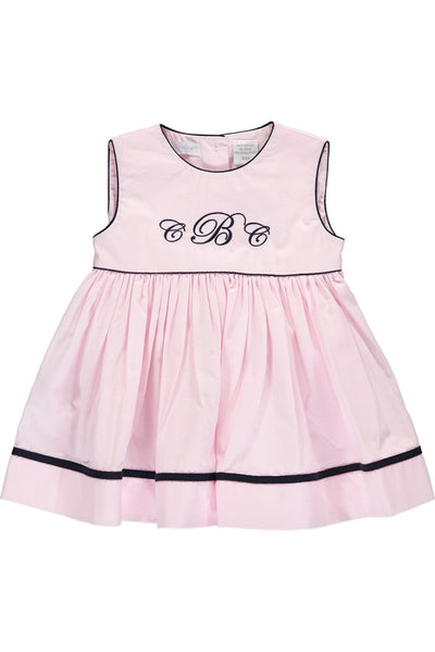 Carriage Boutique Monogram Blanks Sleeveless Baby Girl Dress 
