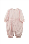 Carriage Boutique Smocked Teddy Bear Pink Baby Girl Longall