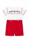 Red Wooden Soldier Infant & Toddler Boy Bobbie Suit
