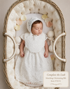 Baptism & Christening Lace Dress with Bonnet