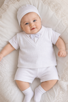 Baby Boy Christening & Baptism Outfit Bobby Suit Short Set