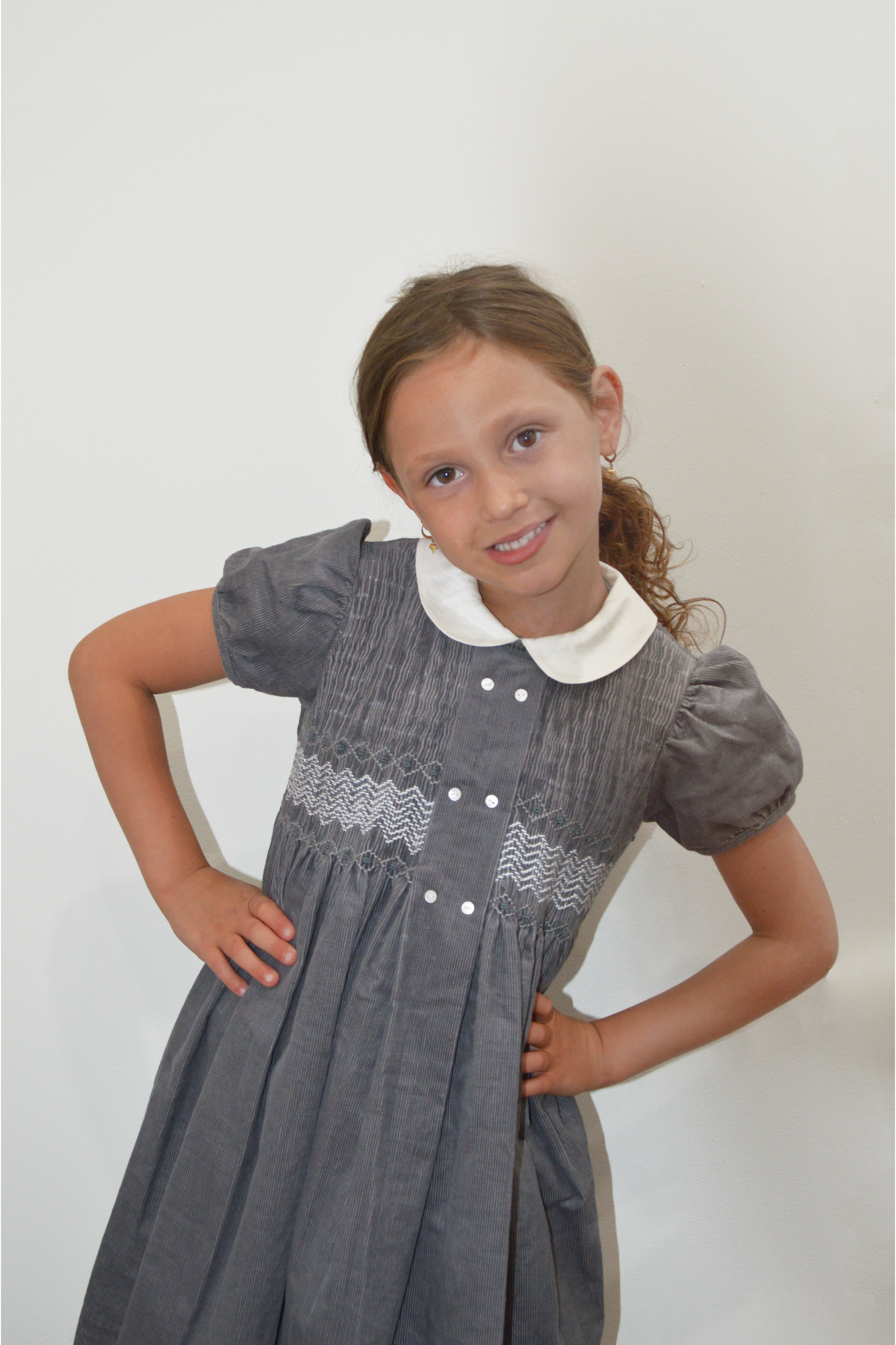 grey corduroy dress That's All You Charcoal Gray Corduroy Dress