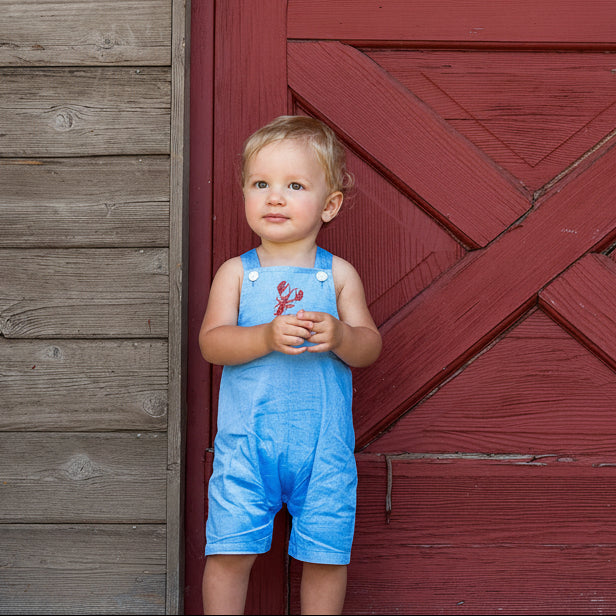 Embroidered Crawfish Baby & Toddler Boy Romper