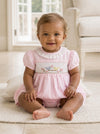 Hand Smocked Baby Girl Classic Dress