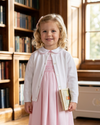 Personalized Cotton Cashmere Baby Girl Cardigan