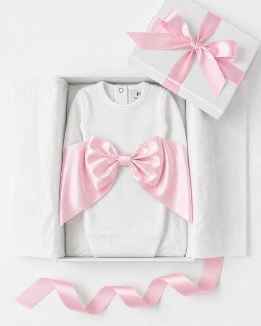 10085-Baby Girl Newborn Receiving Swaddle Bag Gift
