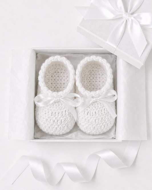 Crochet Baby Shoes Gift