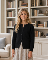 Cotton Cashmere Black Girl Cardigan