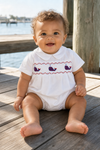 Whale of USA Baby Boy Bubble Romper