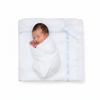 Julius Berger Blue Ribbon & Cross Blanket Baby Gift