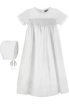 Hand Smocked Cross Girl Christening Gown 2