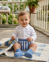 Infant Knitted Striped Bloomer Baby Boy Shorts 3