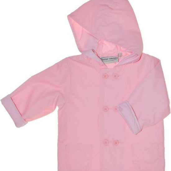 Infant & Toddler Pink Raincoat Jacket - Carriage Boutique