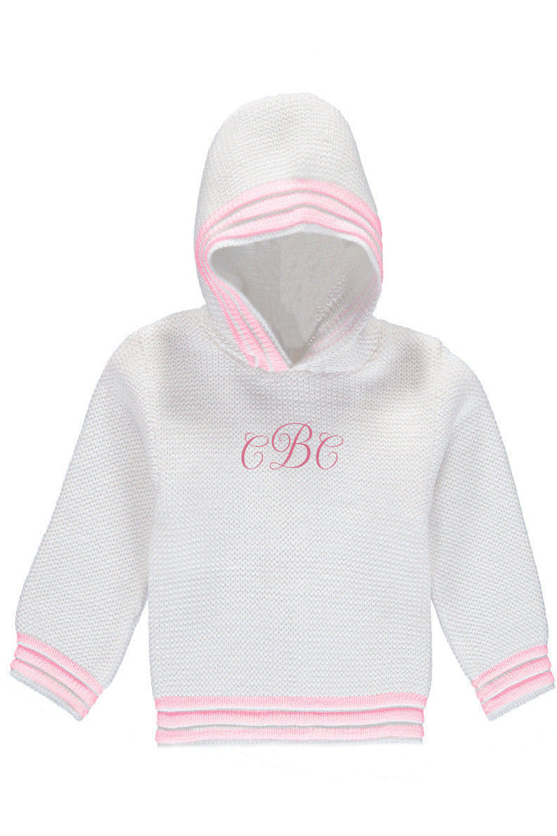 Vs pink crop sweater full zip deals hooded