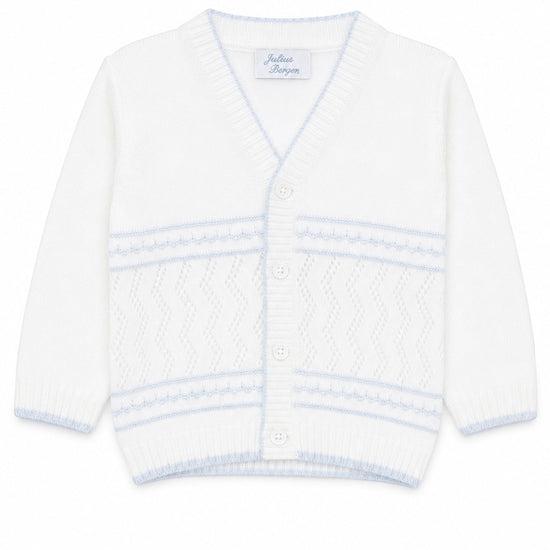 Julius Berger Baby Boys Pointelle Sweater Cardigan 2