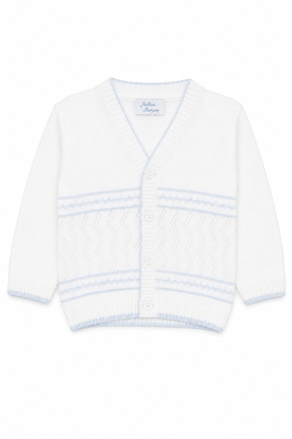 Julius Berger Baby Boys Pointelle Sweater Cardigan 2